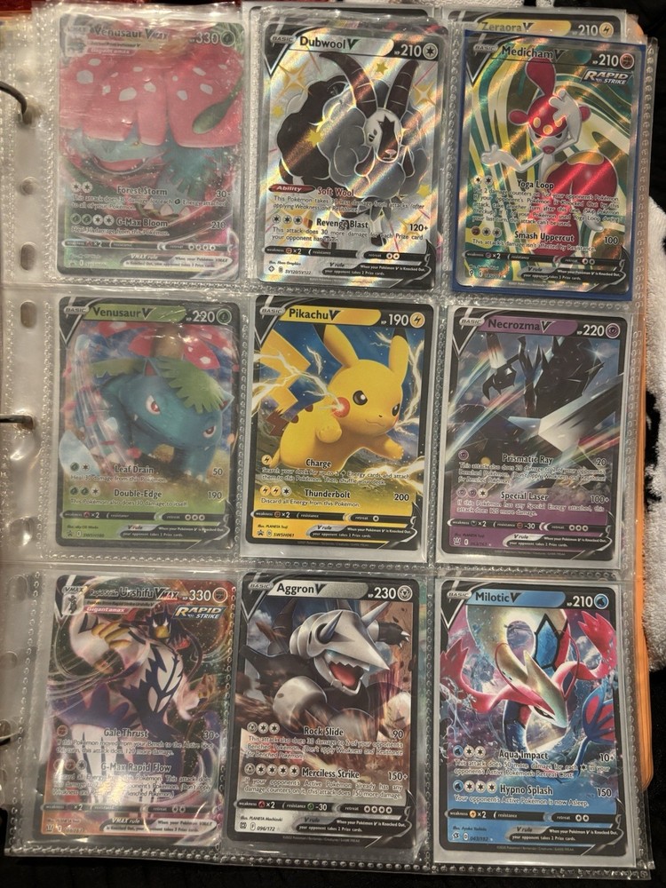 Pokemon Cards In Binder