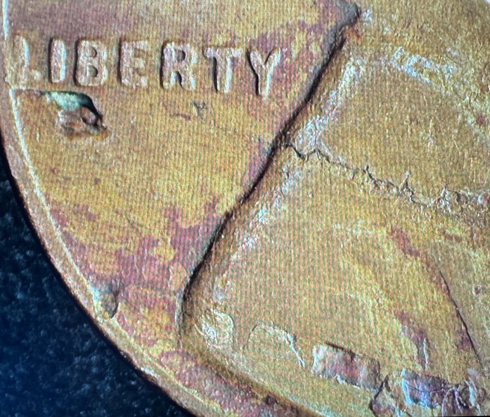 1941 Lincoln Wheat Cent Penny - 1C - One Cent - Lamination Error - Ships Free