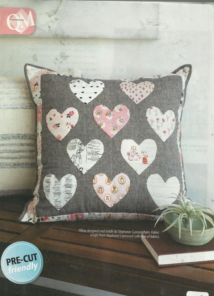 L0542 SCRAPPY HEART PILLOW UILT PATTERN/INSTRUCTIONS