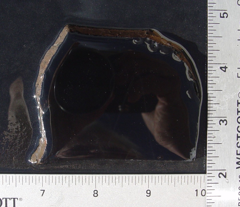 Obsidian Lapidary Slab T1361