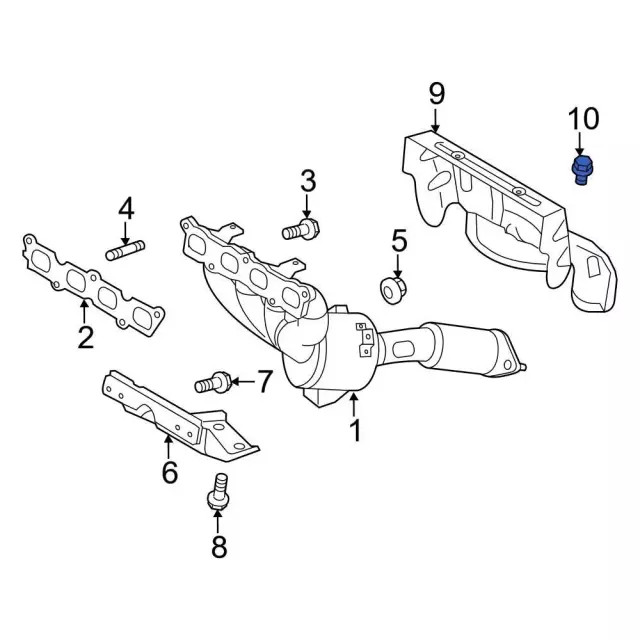 Genuine Ford ABS Sensor Bolt W500011-S442