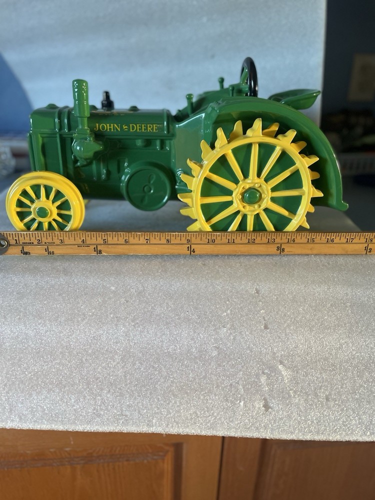 John Deere Tractor 1998 Enesco Ceramic Cookie Jar - Numbered - Some Damage