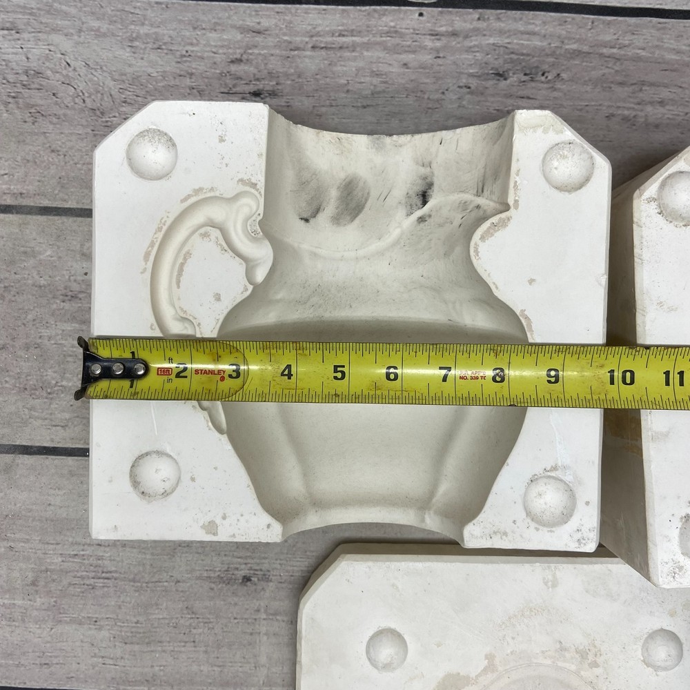 Vintage Unbranded Ceramic Casting Mold Pitcher Vase