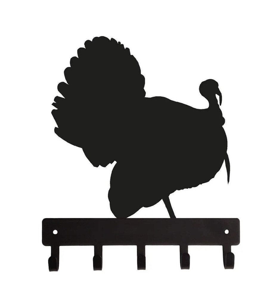 Turkey Tom #2 Wall Mounted Key Rack & Holder