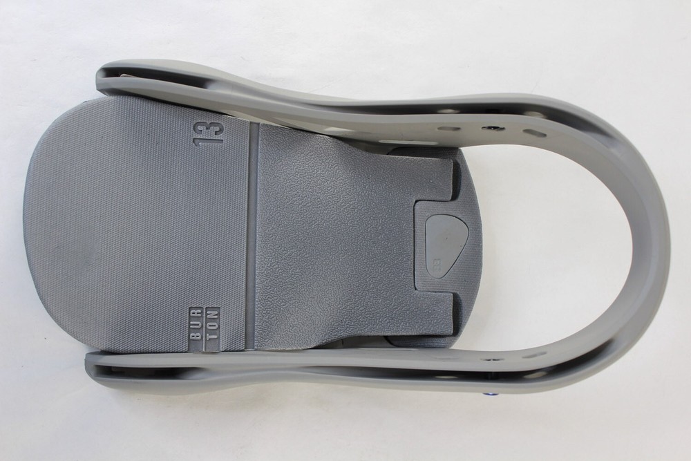Burton Lexa X Left Snowboard Binding Base Plate Medium New Reflex Grey