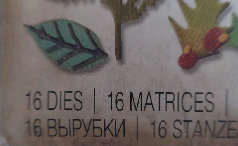 Sizzix Thinlits Tim Holtz Funky Festive 16 Dies Set NIP