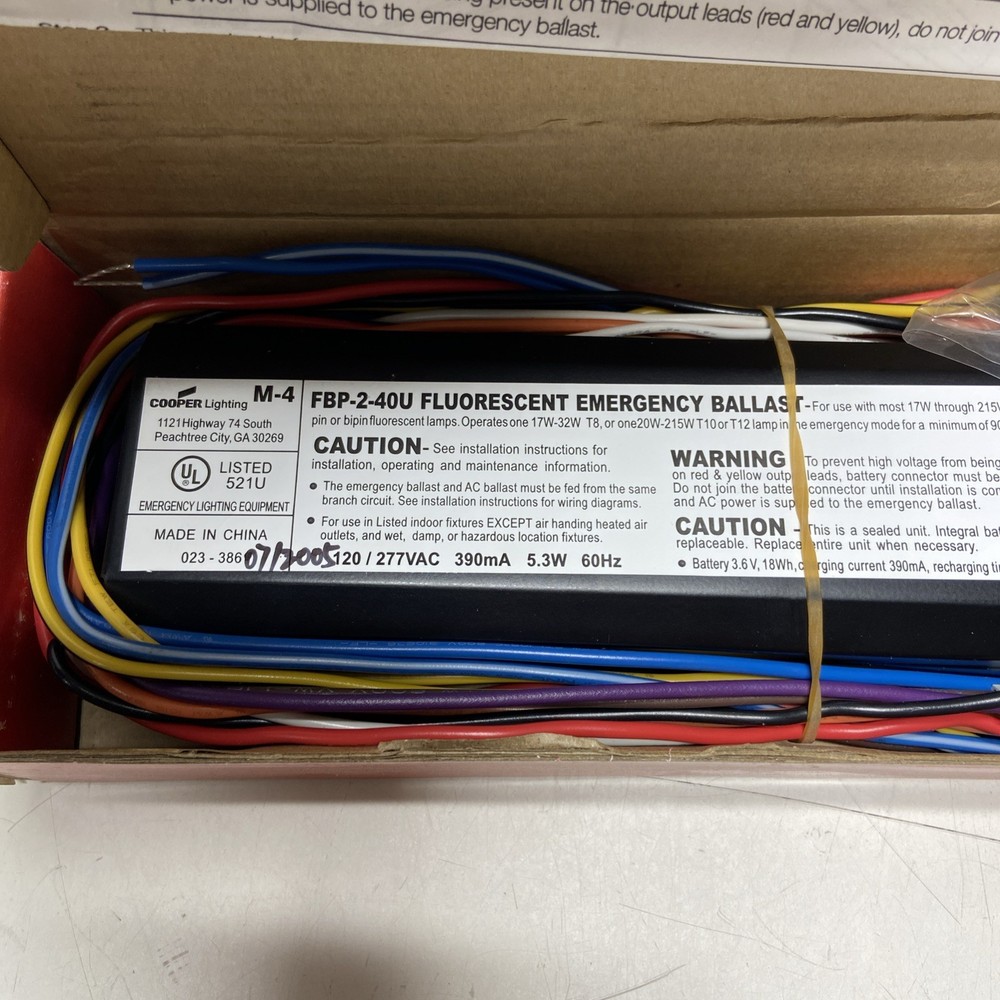 REPLACEMENT Ballast FOR SURE-LITES FBP-2-40U