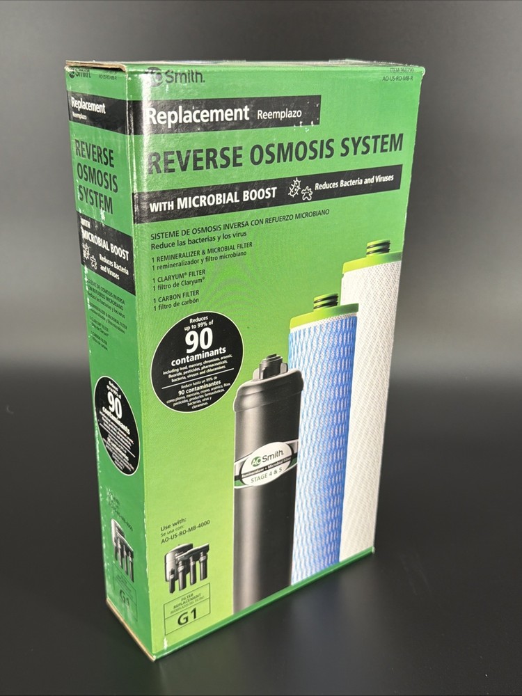 A.O. SMITH 960790 Reverse Osmosis System Replacement Filter Set-BRAND NEW