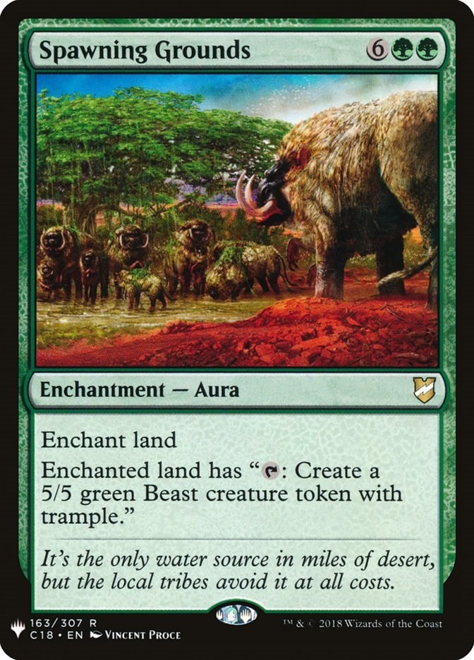 Spawning Grounds The List Reprints 163 MTG LP