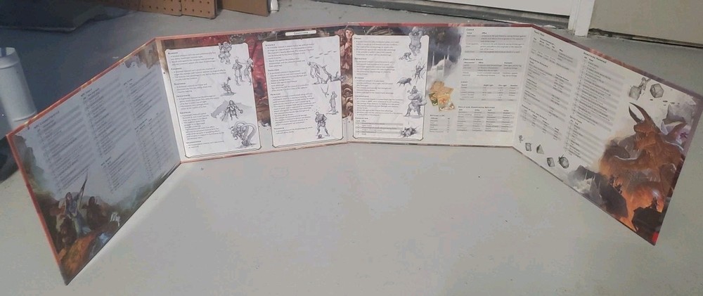 WOTC D&D Dungeon Master's Screen (Dungeons & Dragons 2014 Rules)