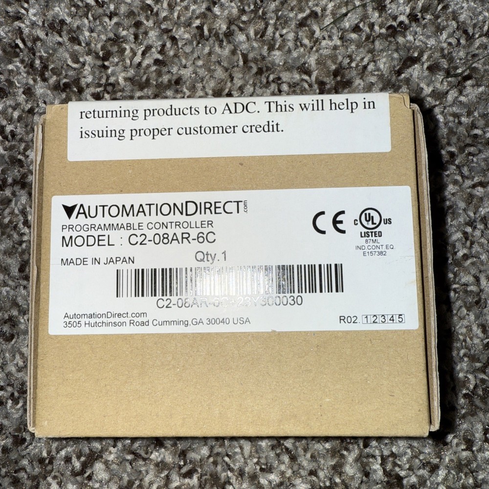 Automation Direct C2-08AR-6C, Discrete/Analog Combo Module