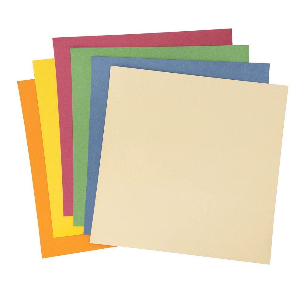 Double Sided Cardstock Stack Textured 58 Sheets 12 x 12 inches