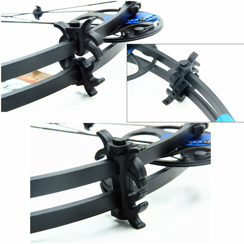 4pcs Compound Bow Limbs Stabilizer Archery Rubber Silencer Damper Shoot Hunting