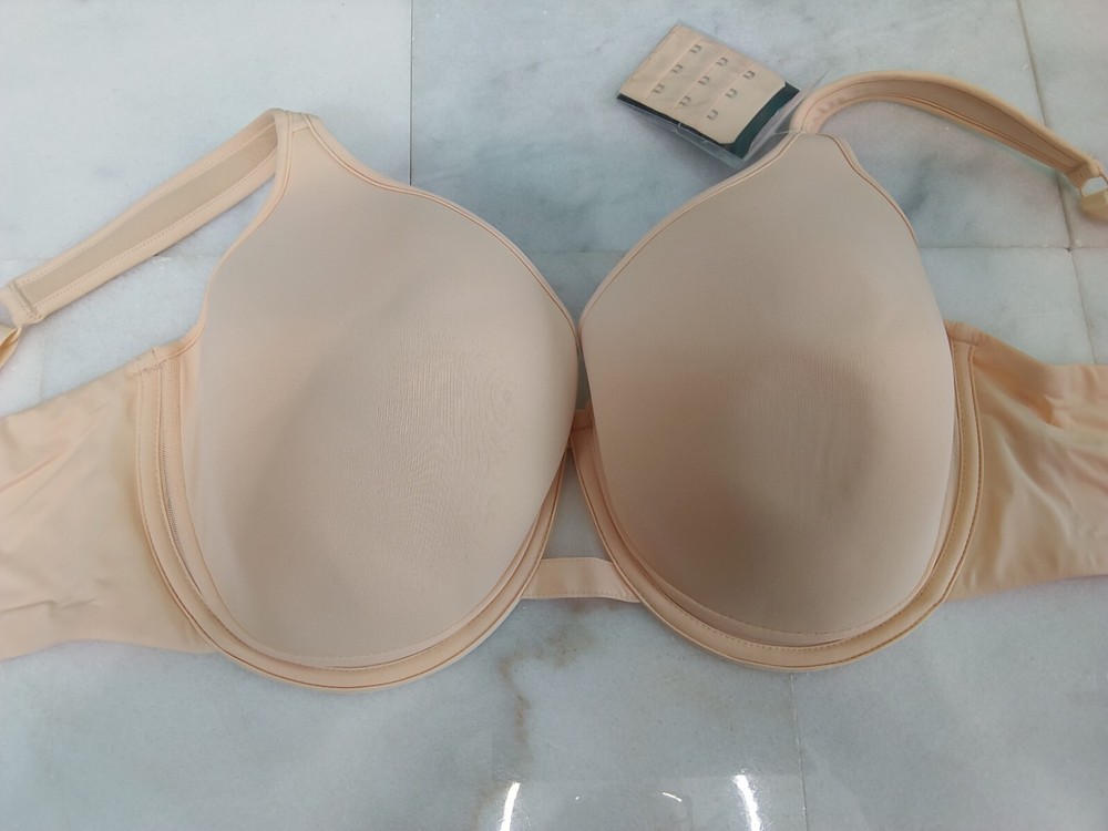 UNDEROUTFIT Ultimate Coverage Bra Underwire Adjustable Straps 38C Sand
