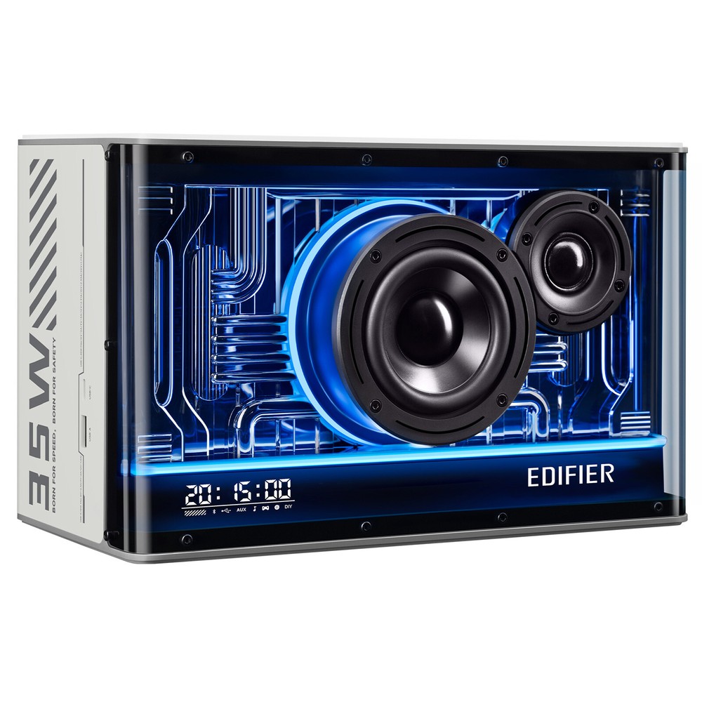 Edifier QD35 Tabletop Bluetooth Speaker GaN Fast Charging Splendid Light Effects