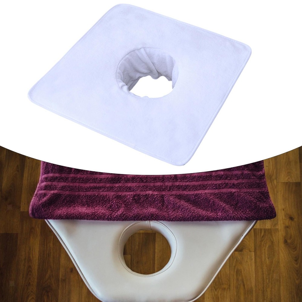 Massage Table Towel with Face Hole Comfortable Microfiber for Beauty SPA
