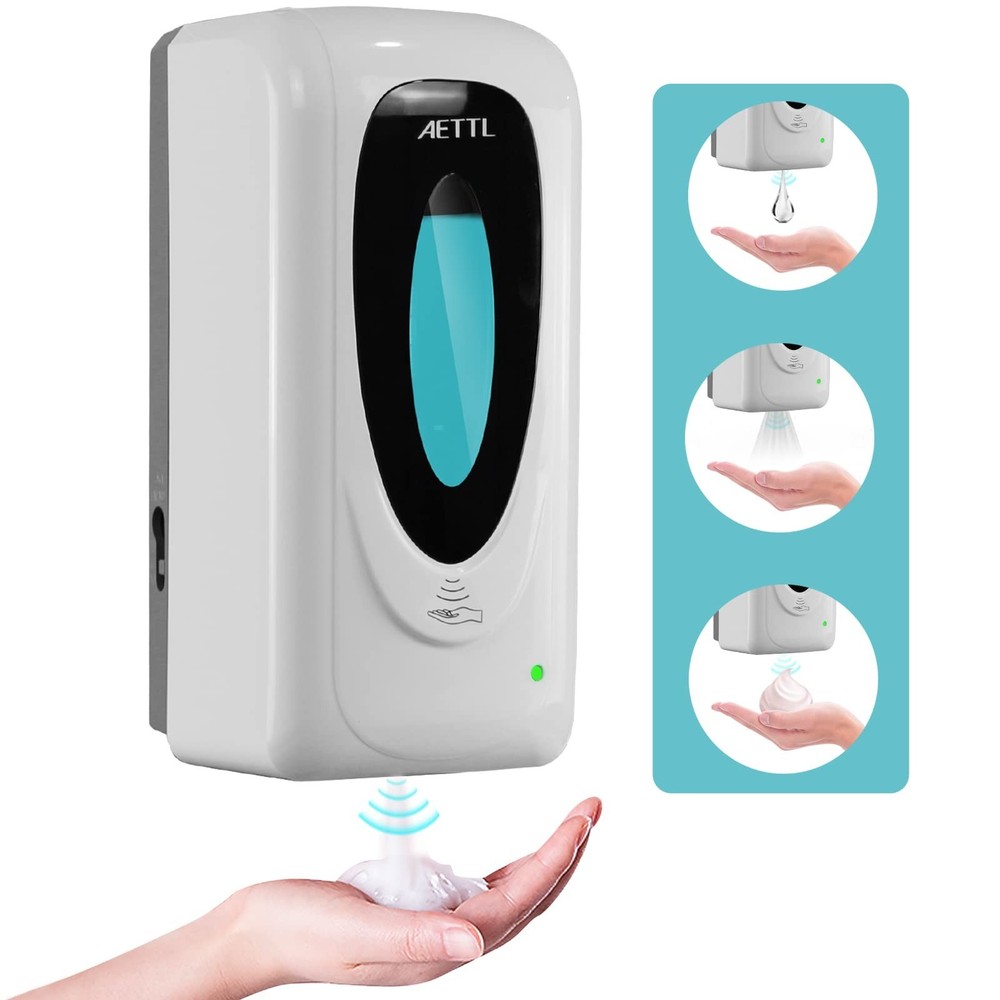 Touchless Automatic Foaming Soap Dispenser Wall Mount Motion Sensor 1306-s