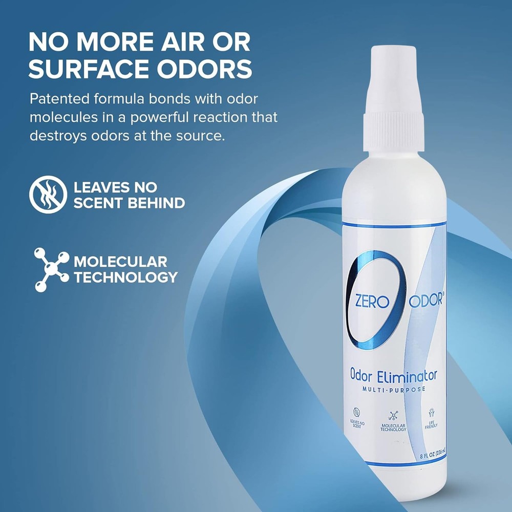 Zero Odor Multi-Purpose Eliminator - 8 Fl Oz (Pack of 1), White