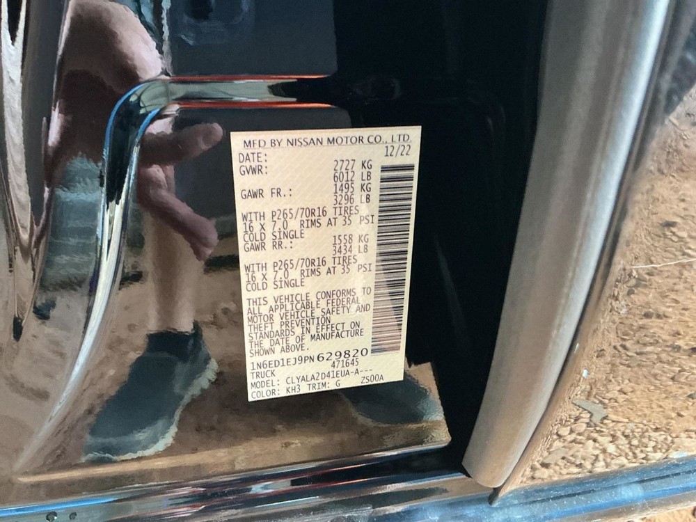 Console Front Floor S Model Fits 22-23 FRONTIER 4733837
