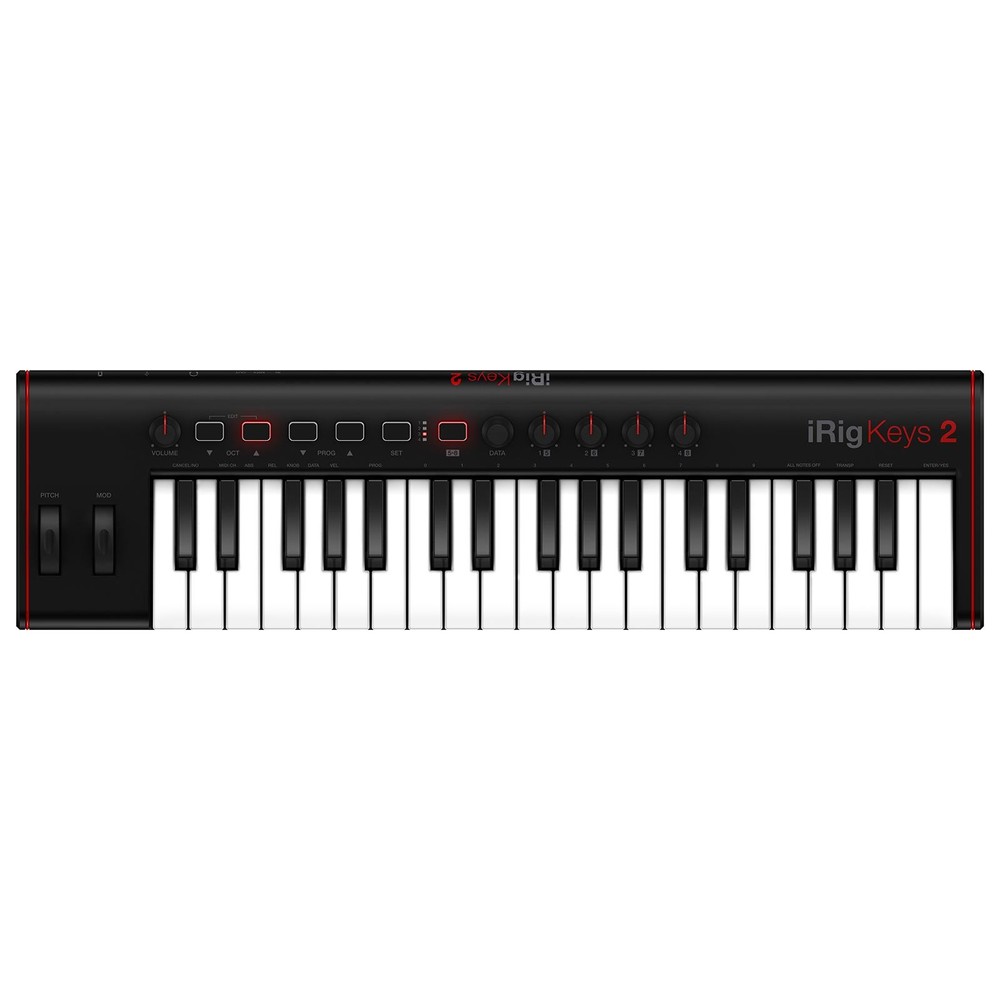 IK Multimedia iRig Keys 2 Compact 37-Key MIDI Keyboard Controller