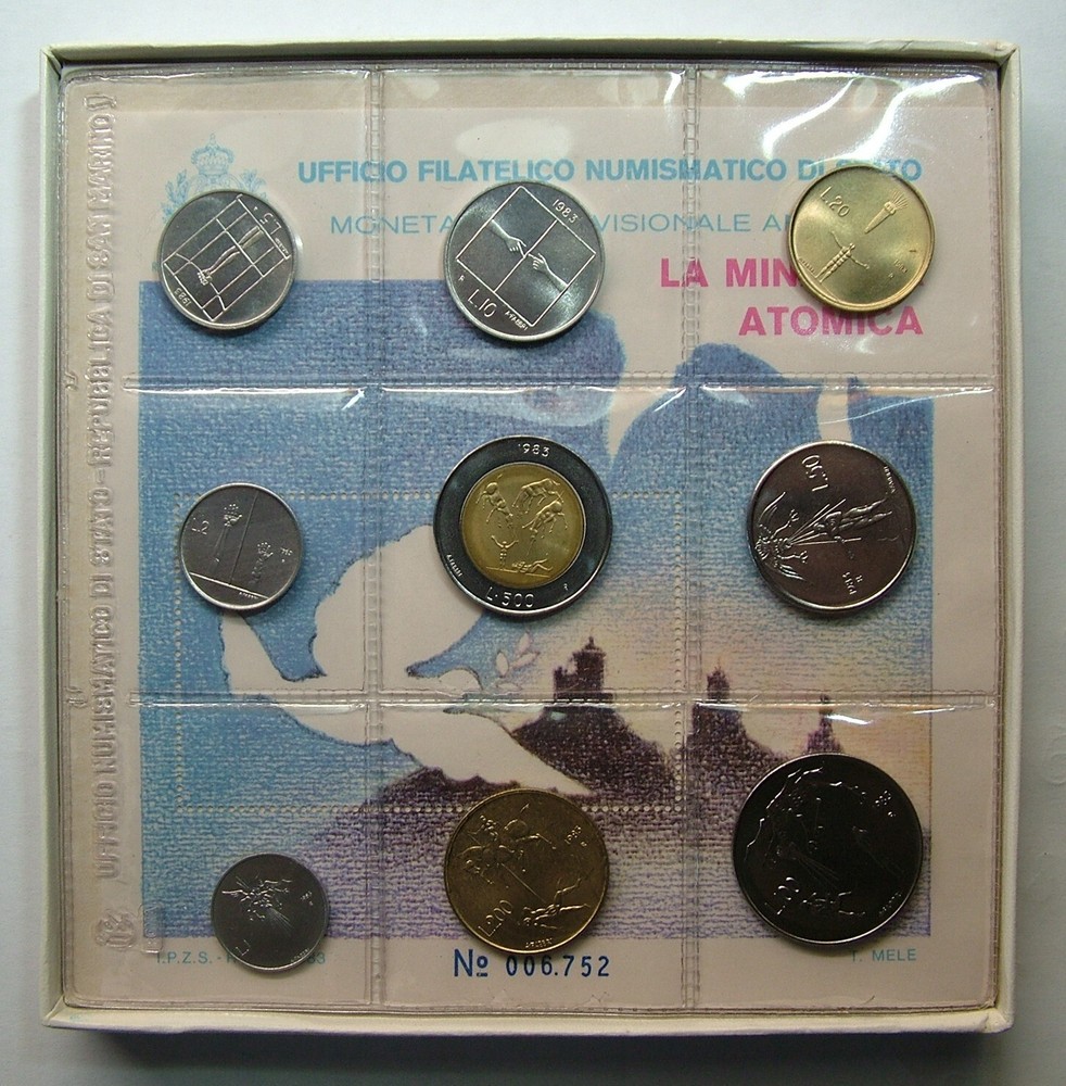 Set 1983 San Marino Box Genuine