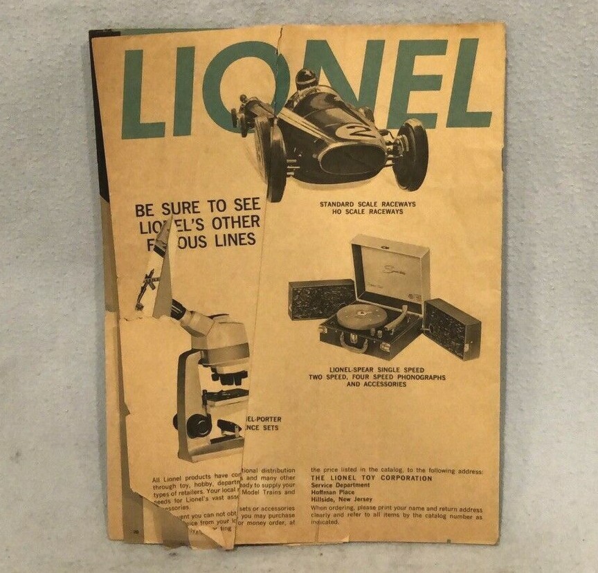 Lionel 1964, Two Different 1965 and 1966 Consumer Catalogs