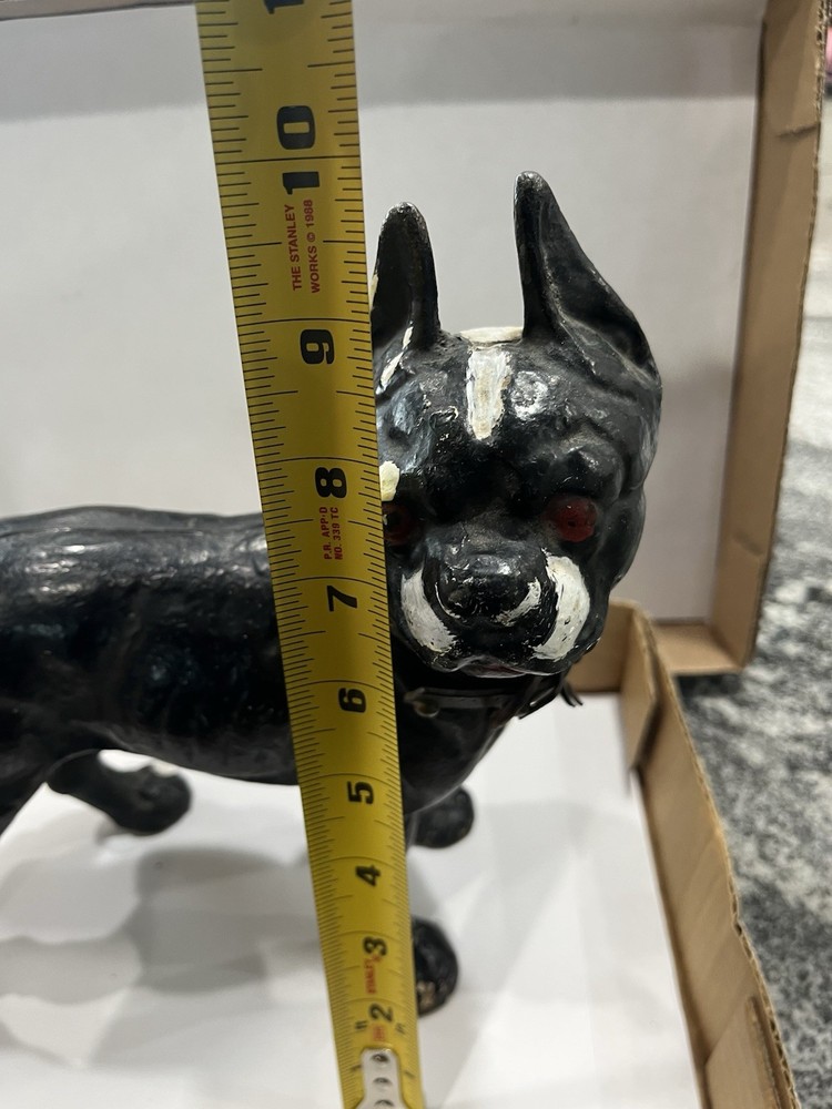Antique Cast Iron Boxer Door Stop