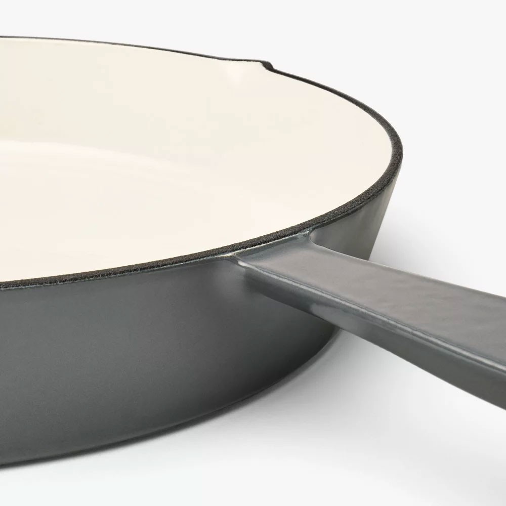 12" Enamel Skillet Gray Eclipse - Figmint