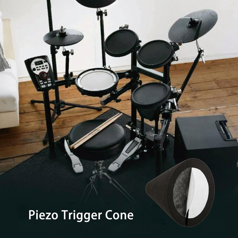 Piezo Trigger Cone Electronic Drum Percussion 1.38 X 1.46" 10 Pack
