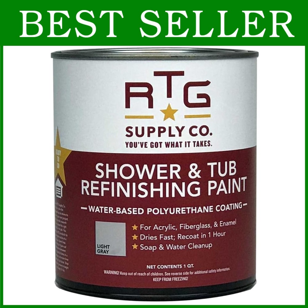 RTG Shower & Tub Refinishing Paint Quart - Easy Application
