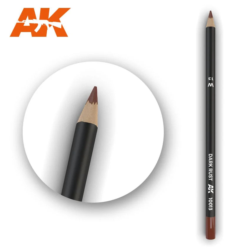 AK Interactive AK10013 Dark Rust Weathering Pencil