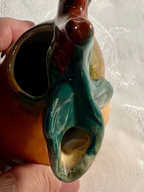 Sonoma Pear Hand Painted Art Pottery Creamer