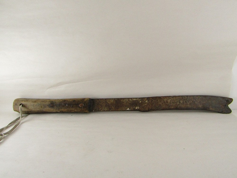 antique machete marked 21" long