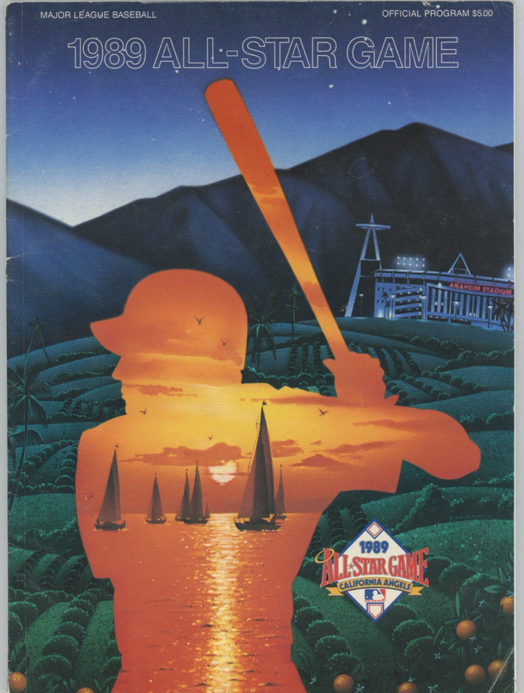 1989 MLB All Star Game OFFICIAL PROGRAM EX/MT Condition BO JACKSON
