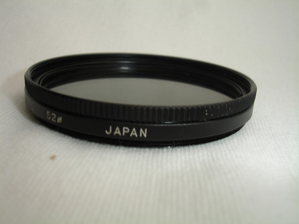 Hoya 52mm PL Filter only, Japan, Polarizer Polarizing (thinner rim version)