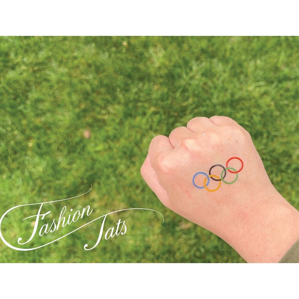 Olympic Rings Temporary Tattoos 25pk
