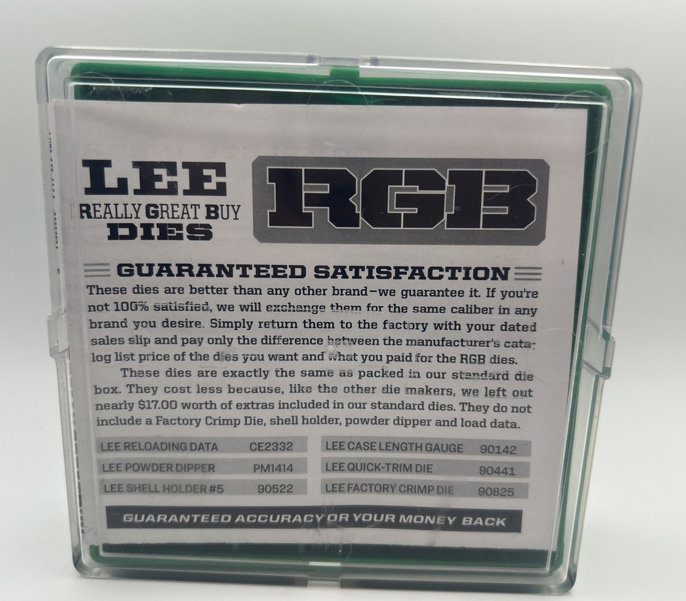 Lee RGB Reloading Dies 300 Win Mag Preowned