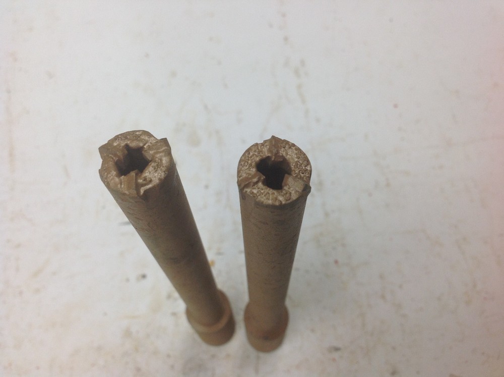 (2) Drillco 5/8" x 8" x 11 Thread Concrete Masonry Core Drill Bit NOS