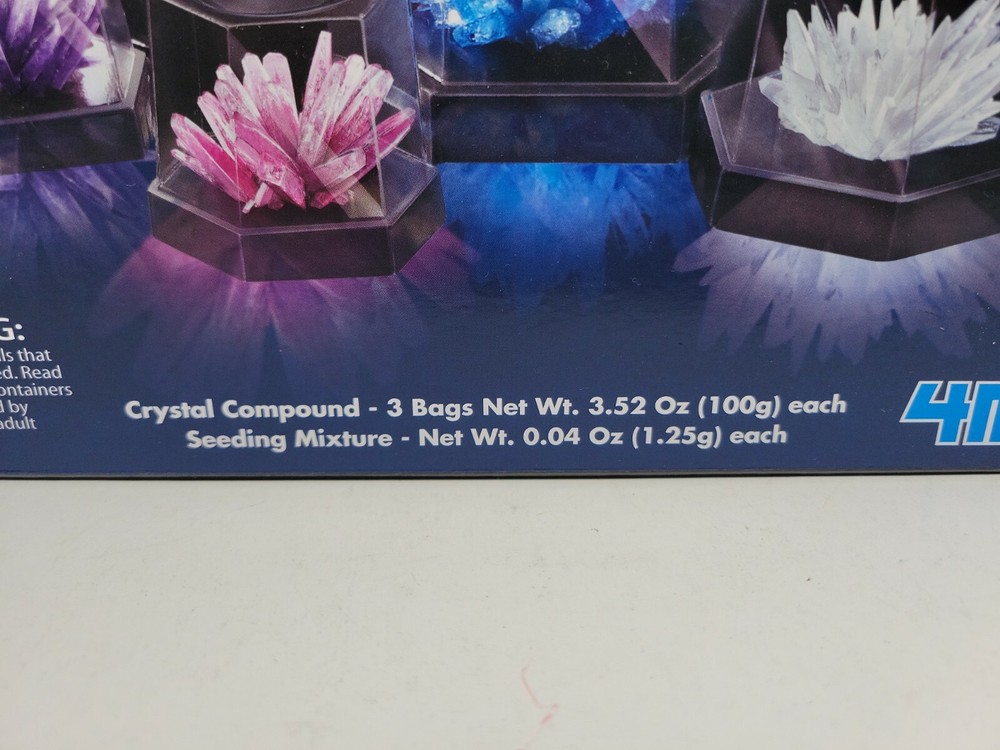4M 5557 Crystal Growing Science Experimental Kit - 7 Crystal Science Experime...