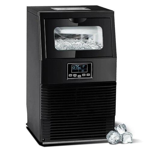 88lbs Commercial Ice Machine Bar Ice Maker Undercounter Restaurant Ice Cube