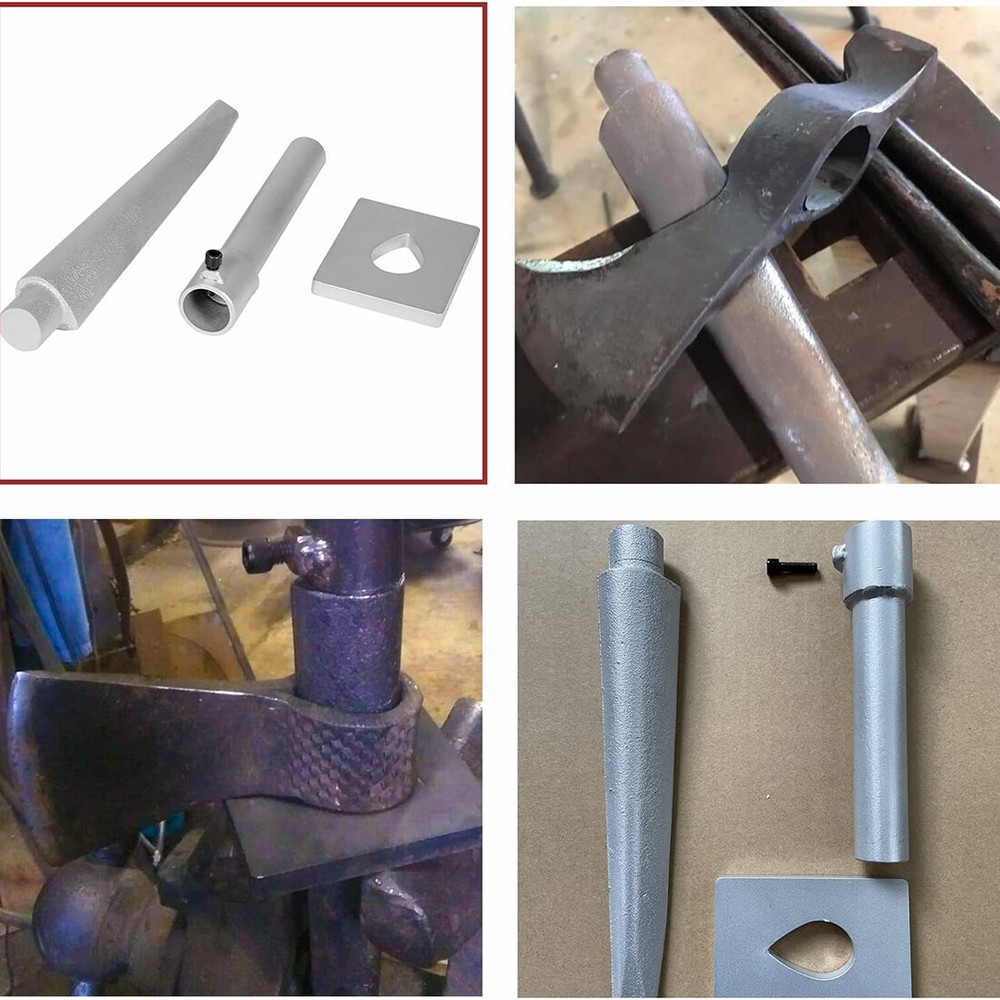 Tomahawk Eye Drift/Mandrel Blacksmith Tool Includes Drift Holder and Plate