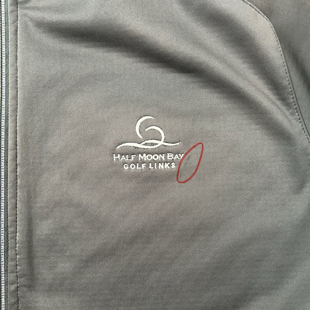 Zero Restriction Jacket Men XL Golf Tour Series Zippered Pockets Softshell Black
