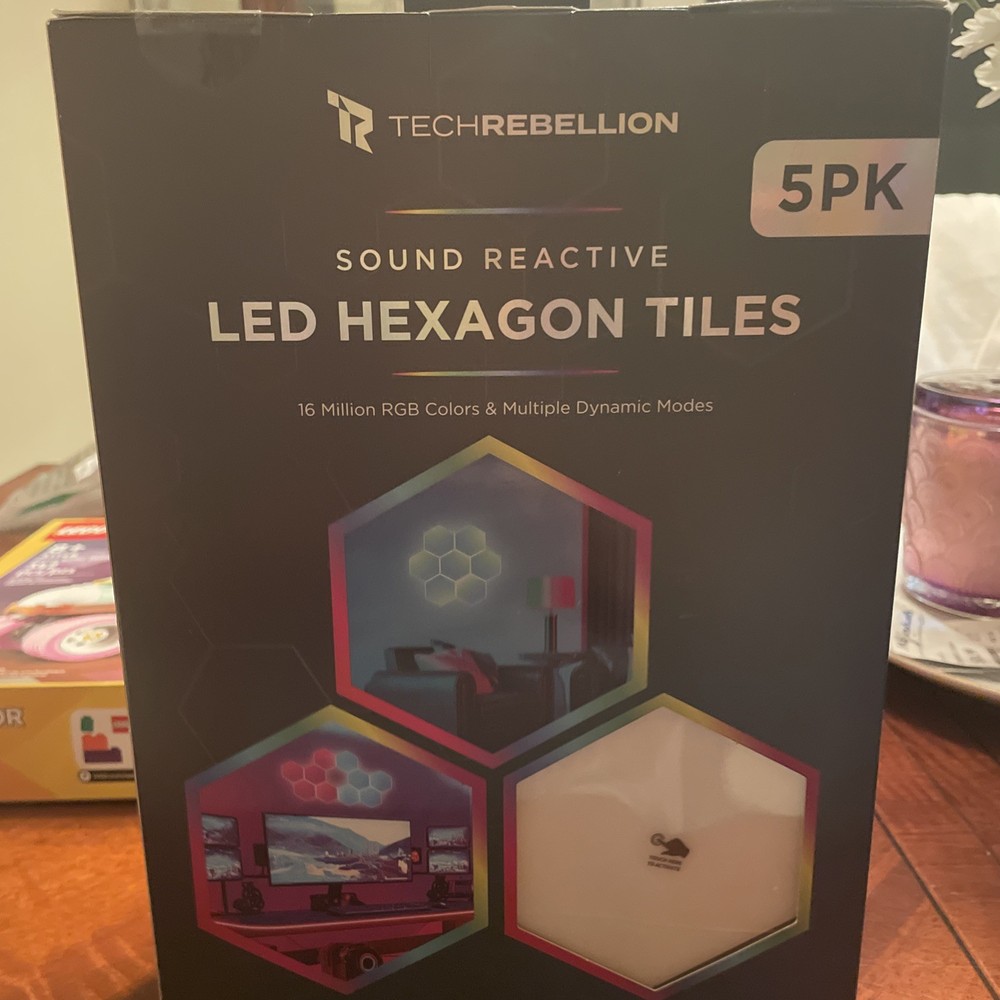 New tech rebellion Led Hexagon