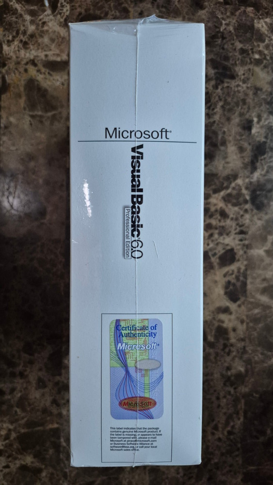 NEW SEALED Microsoft Visual Basic 6.0 Professional Pro 6 203-00506 RETAIL BOX