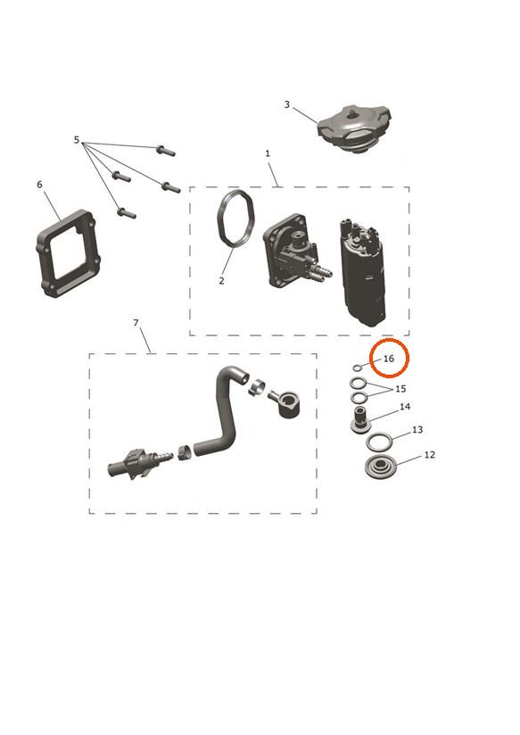 Triumph T3609945 - O-Ring, ID 6 x 2