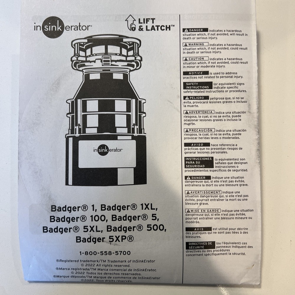 InSinkErator Garbage Disposal Quick Lock Mount Collar Stainless Replacement Part