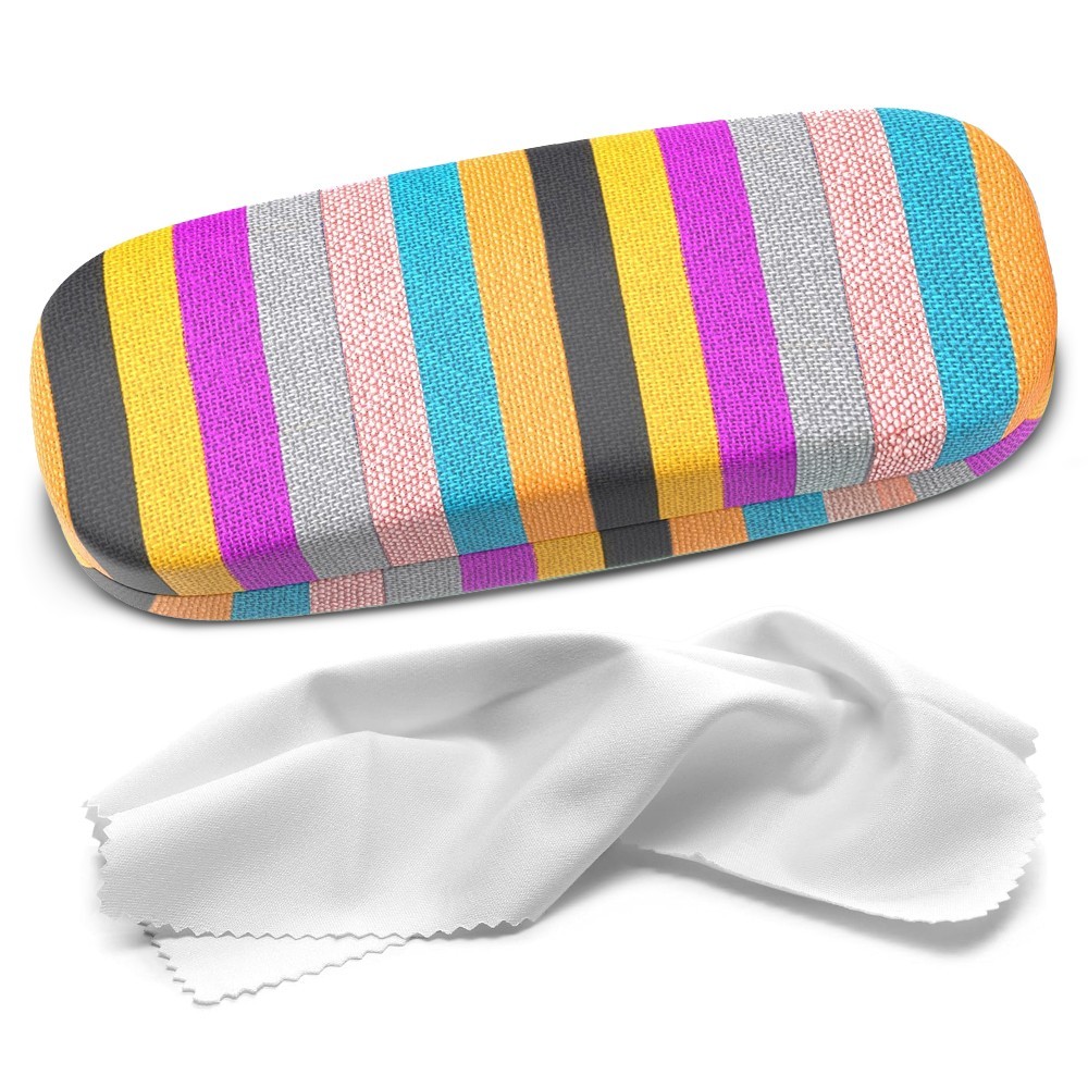 Hard Shell Glasses Case – Eco-Friendly Eyeglass Holder with Microfiber Cloth
