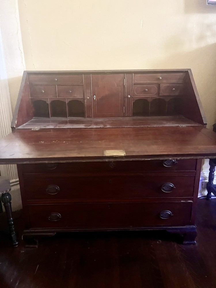 English Slant Top Chest