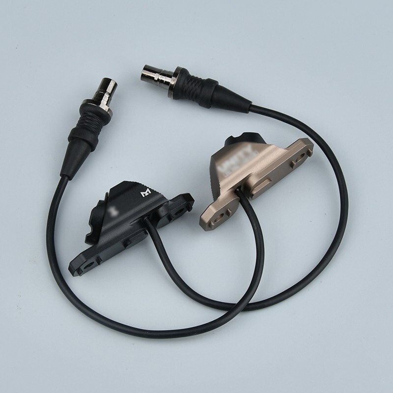 Tactical Hot Button Switch For SF M300 M600 Flashlight Mount MLOK KEYMOD Rail