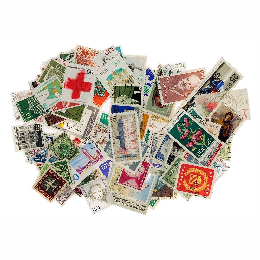 100 Different Germany Stamps Off Paper
